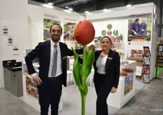Musa Ulusoy and Marielle Kouw of Holland Bulb Market.
